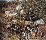 Camille Pissarro Metaponto market near Watts china oil painting reproduction